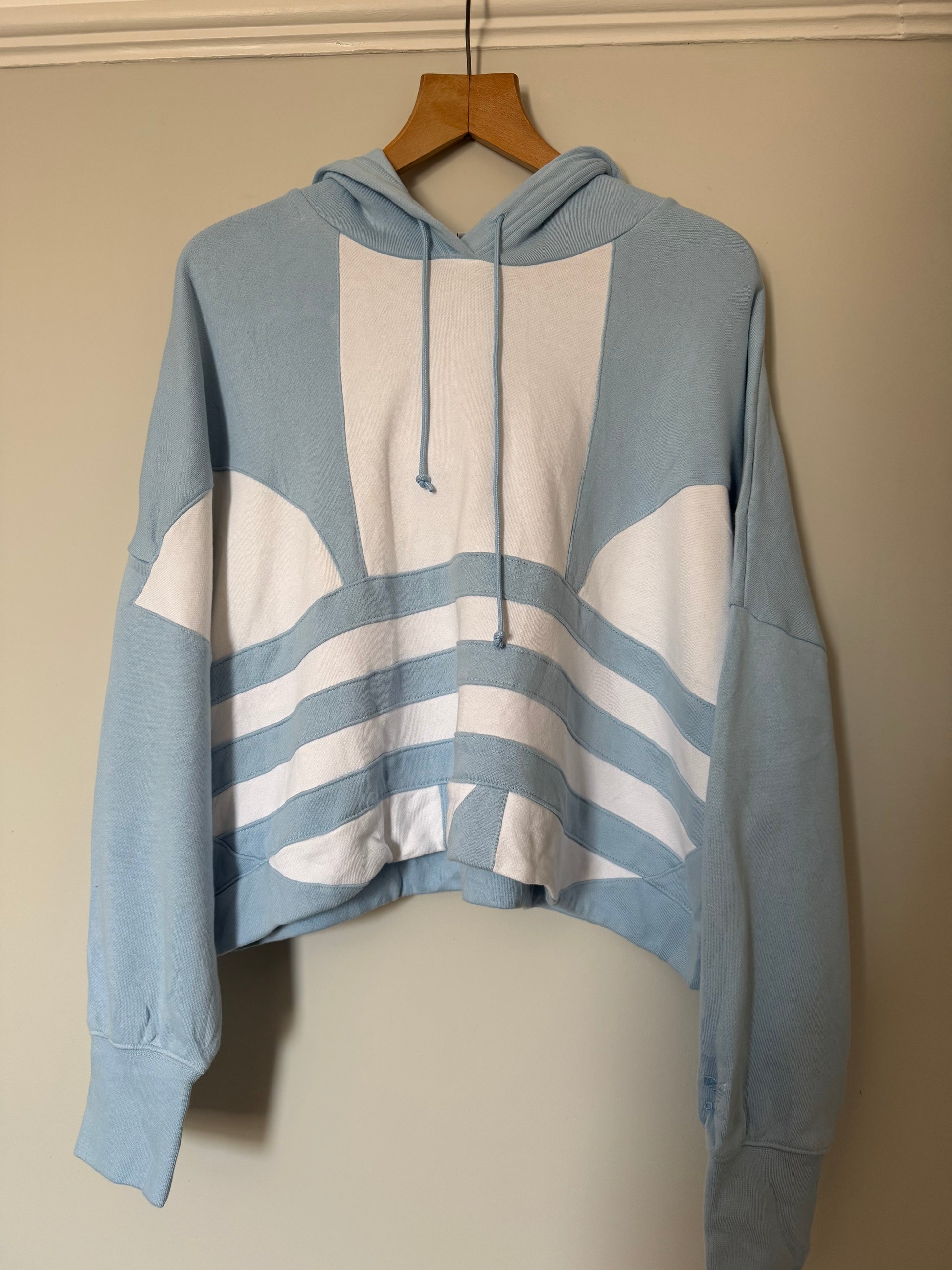 Adidas Women's Large Logo Cropped Hoodie